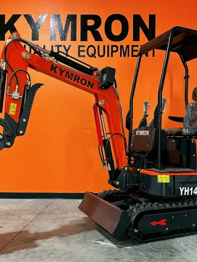 KYMRON® YH14 Mini Excavator (w/ Side Swing Boom)