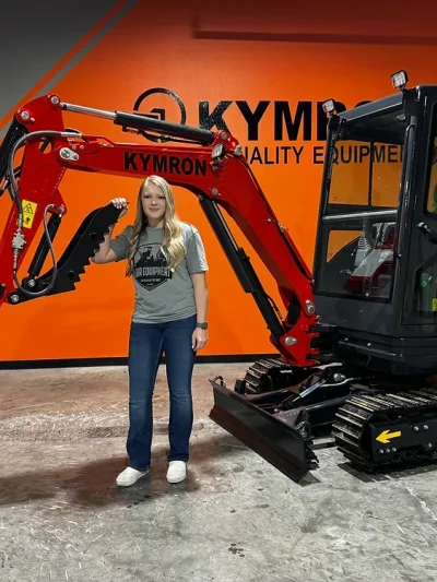 KYMRON® XH26D Cab Mini Excavator (w/ Yanmar/Kubota Diesel Engine)