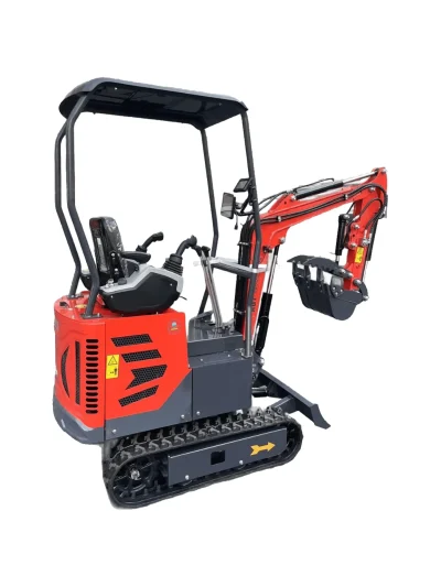 AGT DM12X-C PLUS Mini Excavator – Two-Speed, Pilot Control, Hydraulic Cooler, Swing Boom by Bidadoo