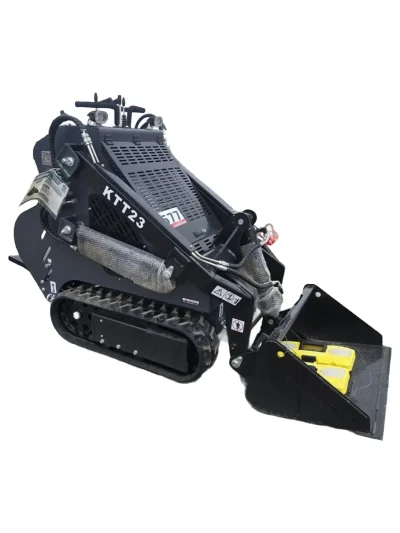1 Ton, RATO Engine Mini Stand On Skid Steer Track Loader | AGT-KTT23 by Bidadoo