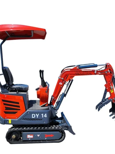 1.4 Ton Mini Excavator, Gasoline Engine (B&S), Gas w/ Upgraded Hydraulic System | AGT-DY14 by Bidadoo