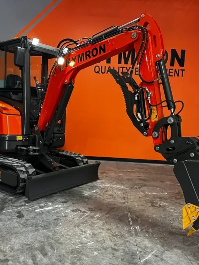 KYMRON® XH32D Pro Series Excavator with Thumb + Cab w/ Heat & Radio