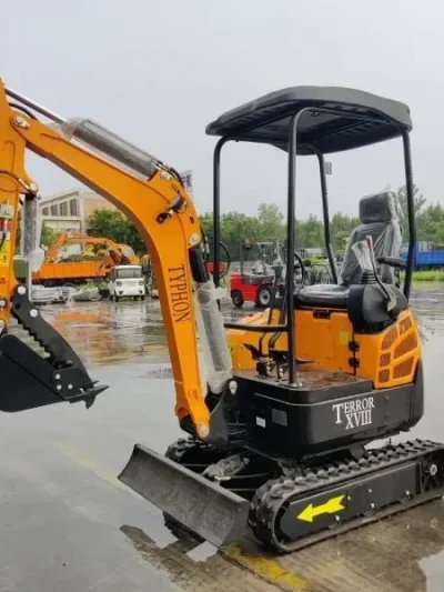 TYPHON TERROR XVIII Mini Excavator – 4000lbs Digger with 0.03 cbm Bucket USA