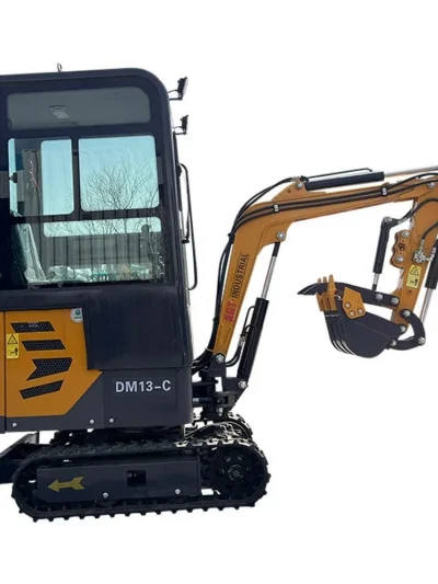 2024 13.5 HP B&S 1-Ton Mini Small Cab Excavator with Hydraulic Thumb by Bidadoo