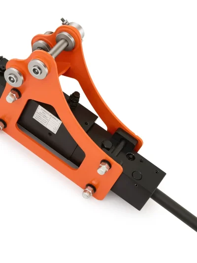 Hydraulic Breaker Hammer for Mini Excavator Concrete Breaker with 2 Chisels Hoses