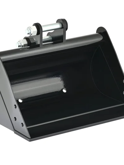 500mm Plain Flat Bucket Attachment 20″ for Mini Excavator Digger with 2 Pins