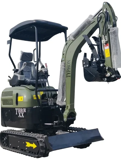 2025 4,000 lb TYPHON TERROR XX Mini Excavator – Kubota D902 Diesel Engine | EPA Certified