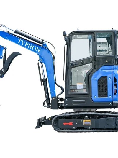 2025 TYPHON TERROR X2 Mini Excavator – 2.7 Ton | Kubota V1505 Diesel Engine | EPA Certified