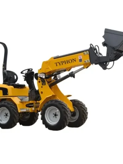 New TYPHON Wheel Loader with Kubota D1105 engine 24 hp 1 ton Load USA