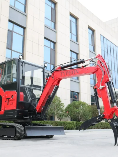 TYPHON TERROR X2 Mini Excavator 2.7 Ton EPA Diesel Perkins Engine USA