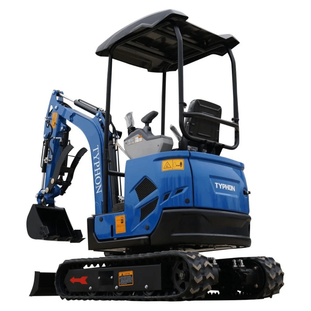 2025 3,800 lb TYPHON TERROR XVII Mini Excavator Rubber Track with Kubota D902 Diesel Engine USA - Image 6