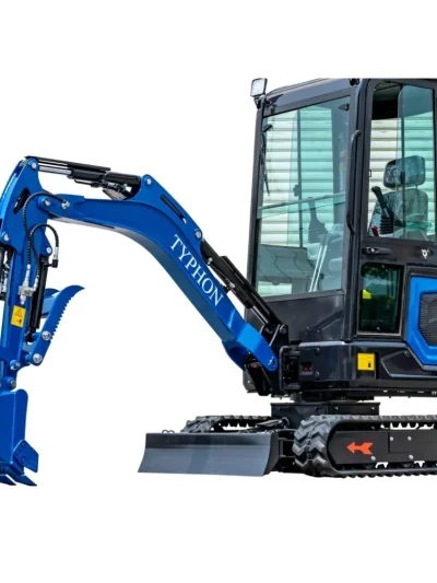 2025 TYPHON 18 FLEX PRO 1.8 Ton Mini Excavator – Powered by Kubota D722 Diesel Engine | EPA Certified USA