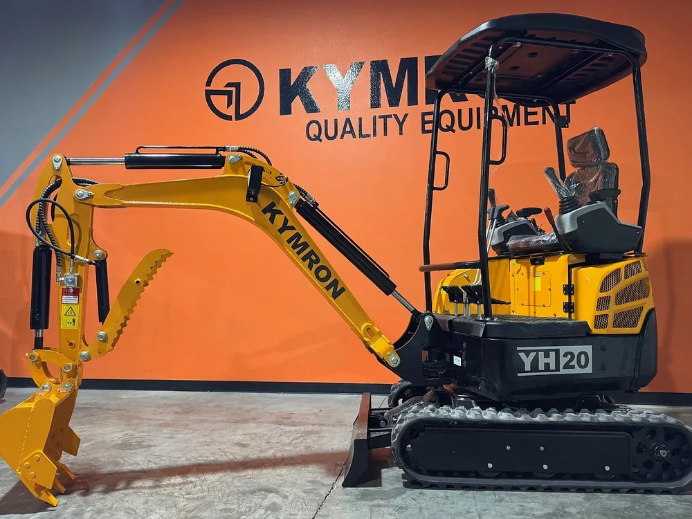 KYMRON® YH20D Mini Excavator (w/ Kubota D722 Engine) - Image 4